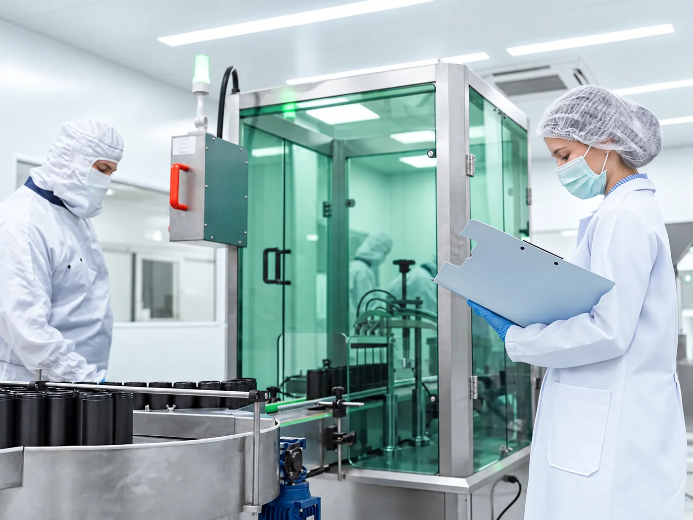 Batch records and quality control at the facility